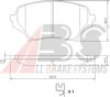 MAZDA NFY73323ZA Brake Pad Set, disc brake